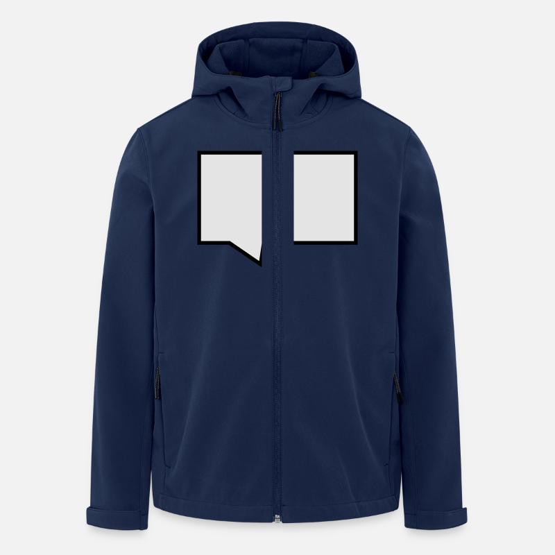 Sprechblase - Recycelte Männer Softshell-Jacke von Stanley/Stella - Navy