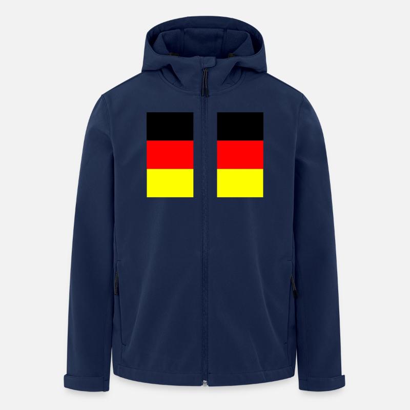 germany - Recycelte Männer Softshell-Jacke von Stanley/Stella - Navy
