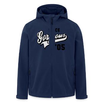 Superbe DEPUIS 2005 - Anniversaire - Veste softshell homme en polyester recyclé Stanley/Stella - marine - Devant - AI Model Male 185 light (185cm)