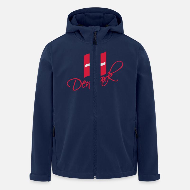 Denmark - Recycelte Männer Softshell-Jacke von Stanley/Stella - Navy