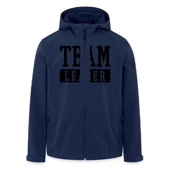 Team Leader - Recycelte Männer Softshell-Jacke von Stanley/Stella - Navy - Vorne - AI Model Male 185 light (185cm)