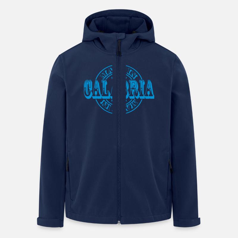 Made in Calabria m1k2 - Veste softshell homme en polyester recyclé Stanley/Stella - marine