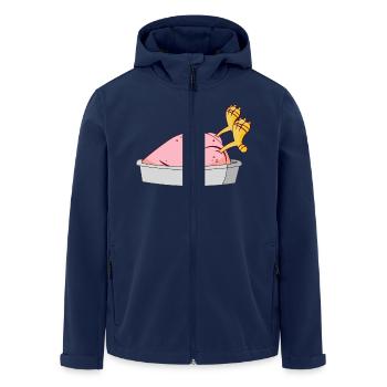 Turquie - nourriture - Veste softshell homme en polyester recyclé Stanley/Stella - marine - Devant - AI Model Male 185 light (185cm)