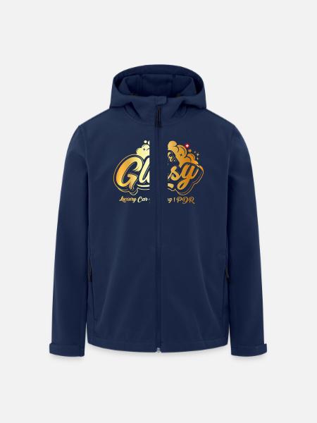 Mr. Glossy - Men’s Recycled Softshell Jacket by Stanley/Stella - navy