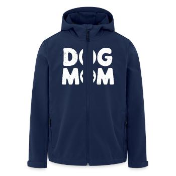 Dog Mom Geschenk Spruch Haustiere Hunde Hund - Recycelte Männer Softshell-Jacke von Stanley/Stella - Navy - Vorne - AI Model Male 185 light (185cm)