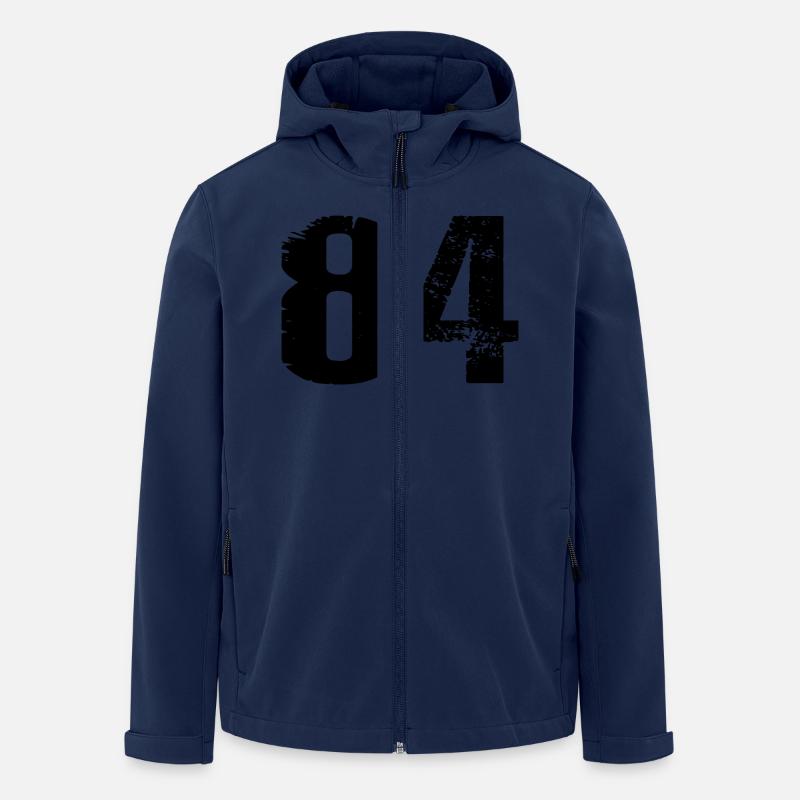 Maillot à numéros 84 - Veste softshell homme en polyester recyclé Stanley/Stella - marine