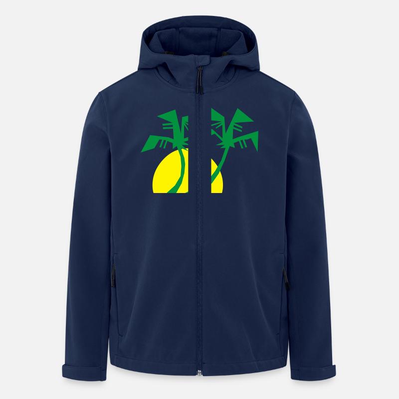 vacances de vacances de vacances - Veste softshell homme en polyester recyclé Stanley/Stella - marine