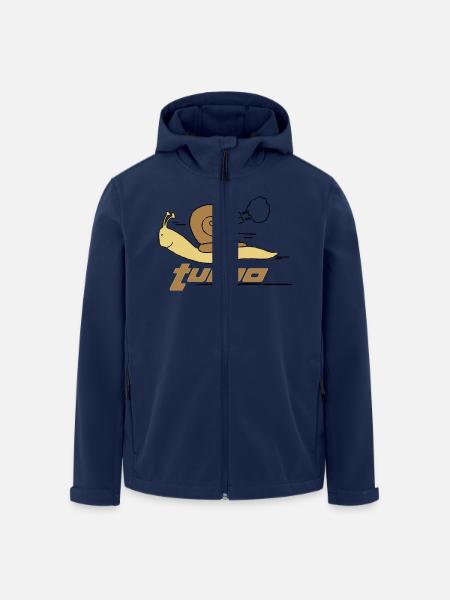 Turbo Schnecke - Recycelte Männer Softshell-Jacke von Stanley/Stella - Navy