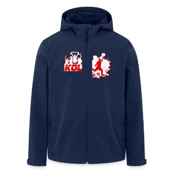Köln Fan - Recycelte Männer Softshell-Jacke von Stanley/Stella - Navy - Vorne - AI Model Male 185 light (185cm)
