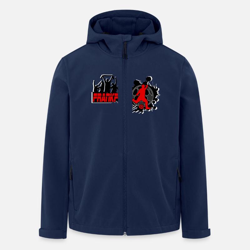 Frankfurt Fan - Recycelte Männer Softshell-Jacke von Stanley/Stella - Navy