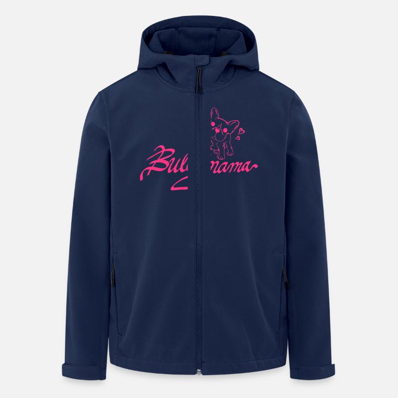 Bullymama - Recycelte Männer Softshell-Jacke von Stanley/Stella - Navy