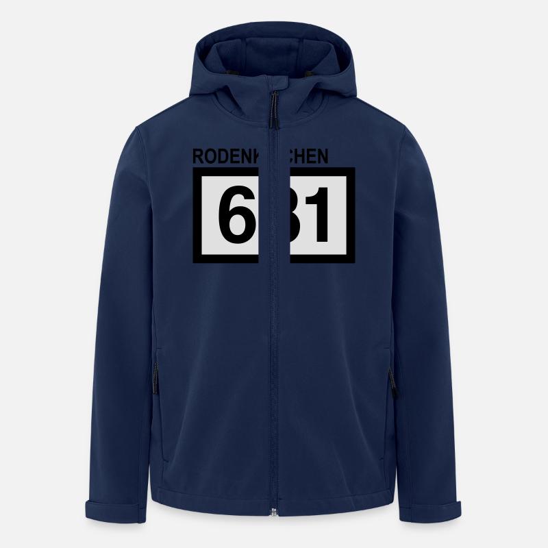 Rheinkilometer Rodenkirchen - Recycelte Männer Softshell-Jacke von Stanley/Stella - Navy