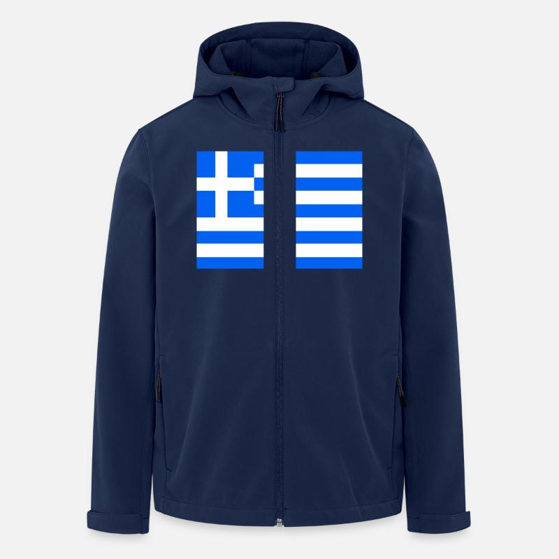 greece - Recycelte Männer Softshell-Jacke von Stanley/Stella - Navy