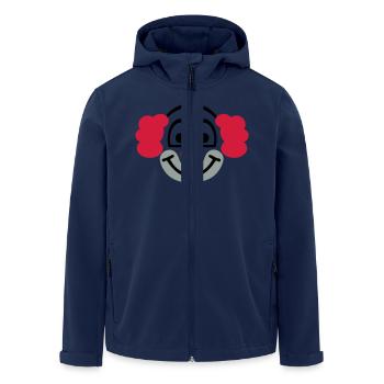 Clown - Veste softshell homme en polyester recyclé Stanley/Stella - marine - Devant - AI Model Male 185 light (185cm)