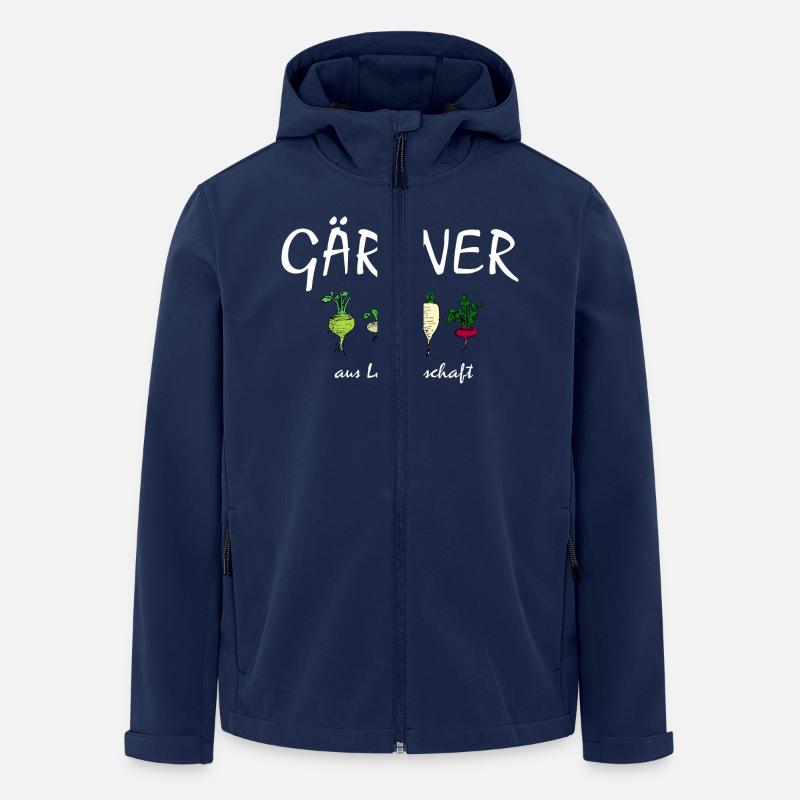 Gärtner aus Leidenschaft - Recycelte Männer Softshell-Jacke von Stanley/Stella - Navy