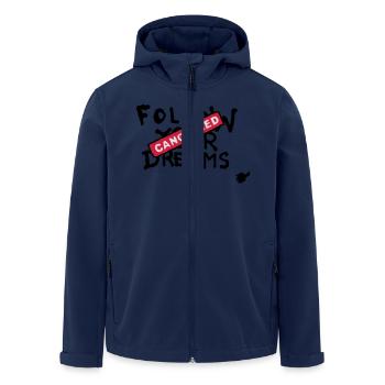 Follow your Dreams Cancelled - Veste softshell homme en polyester recyclé Stanley/Stella - marine - Devant - AI Model Male 185 light (185cm)