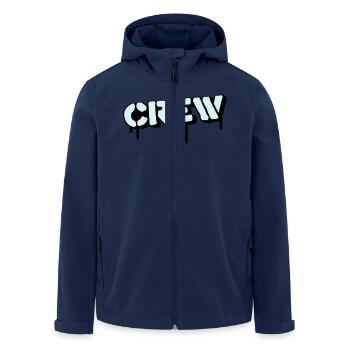 crew - Recycelte Männer Softshell-Jacke von Stanley/Stella - Navy - Vorne - AI Model Male 185 light (185cm)