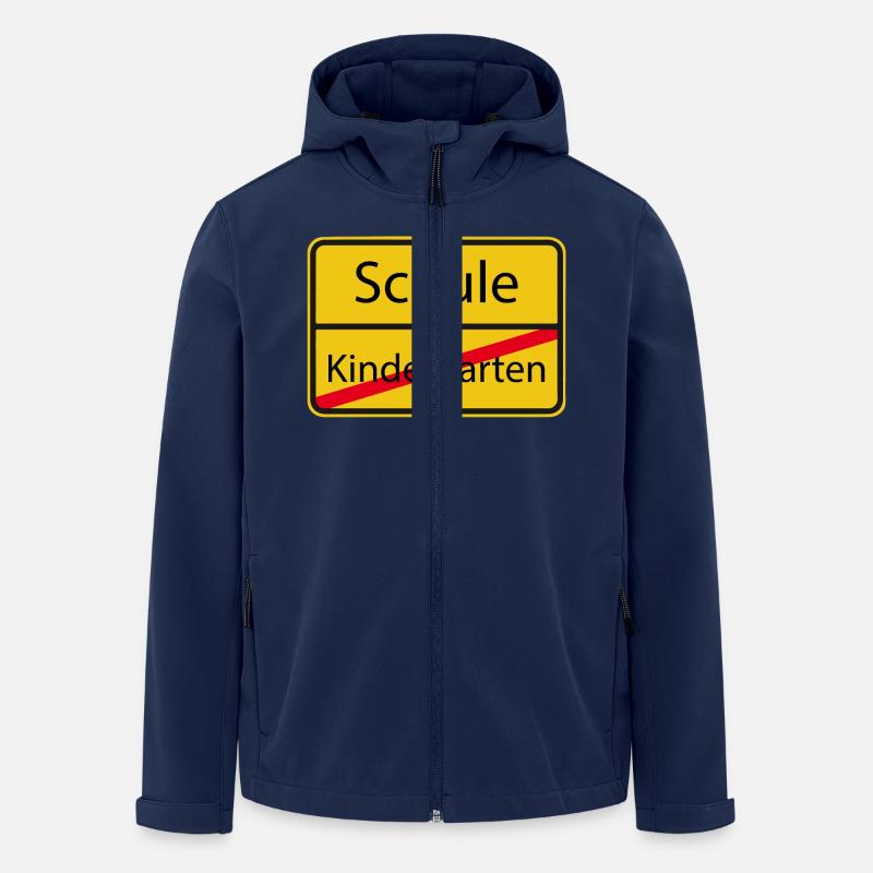 Schule Kindergarten Schulfrei Ferien Endlich - Recycelte Männer Softshell-Jacke von Stanley/Stella - Navy