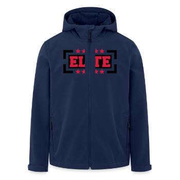Elite Logo - Veste softshell homme en polyester recyclé Stanley/Stella - marine - Devant - AI Model Male 185 light (185cm)