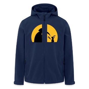 Bunny rabbit carrot death reaper bunny carrot - Men’s Recycled Softshell Jacket by Stanley/Stella - navy - Front - AI Model Male 185 light (185cm)