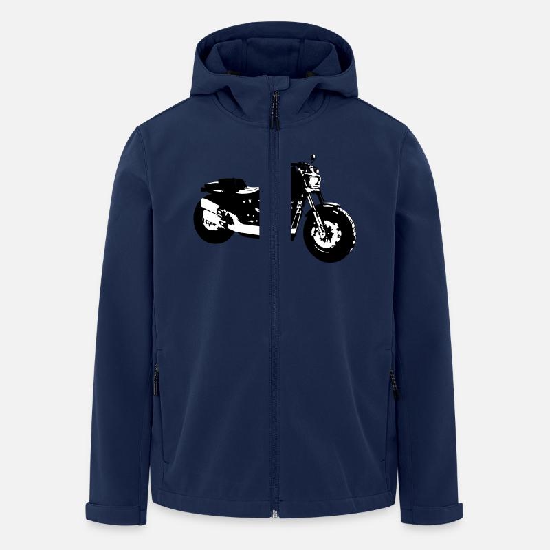 Davidson Fatbob 114 - Recycelte Männer Softshell-Jacke von Stanley/Stella - Navy