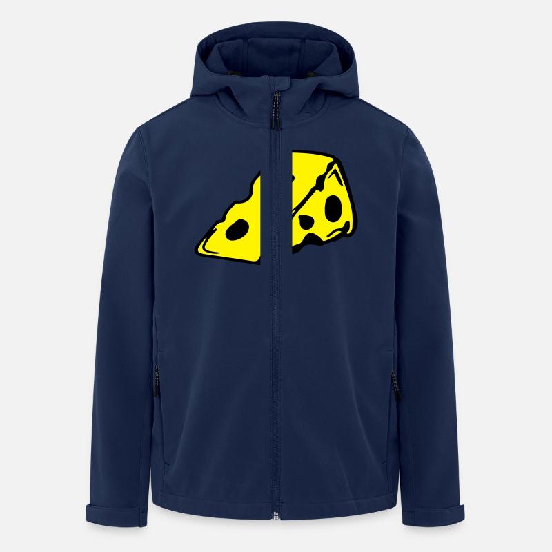 cheese_1 - Recycelte Männer Softshell-Jacke von Stanley/Stella - Navy