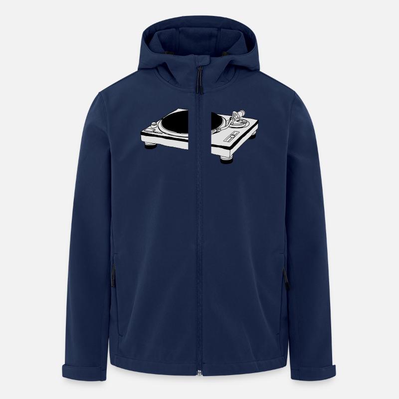 Plattenspieler - Recycelte Männer Softshell-Jacke von Stanley/Stella - Navy