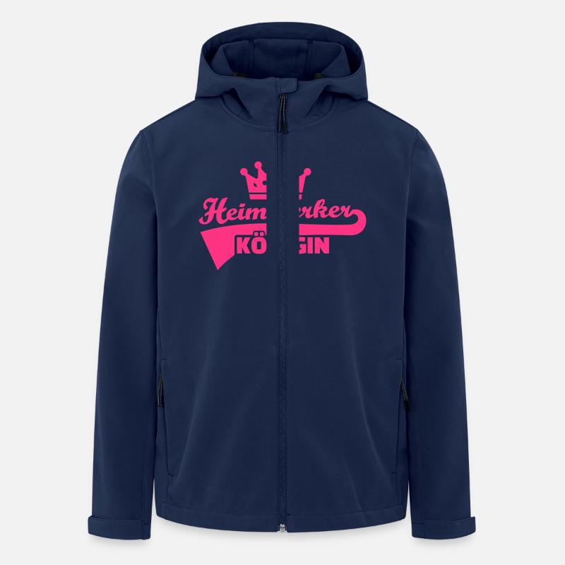 Heimwerker - Recycelte Männer Softshell-Jacke von Stanley/Stella - Navy