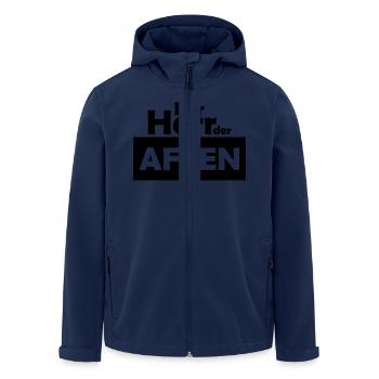 der herr der affen - Recycelte Männer Softshell-Jacke von Stanley/Stella - Navy - Vorne - AI Model Male 185 light (185cm)