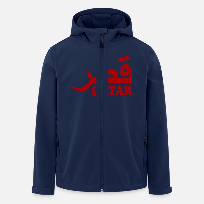 Qatar - Recycelte Männer Softshell-Jacke von Stanley/Stella - Navy