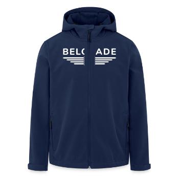 T-Shirt Belgrade – Pour les fans de la capitale - Veste softshell homme en polyester recyclé Stanley/Stella - marine - Devant - AI Model Male 185 light (185cm)