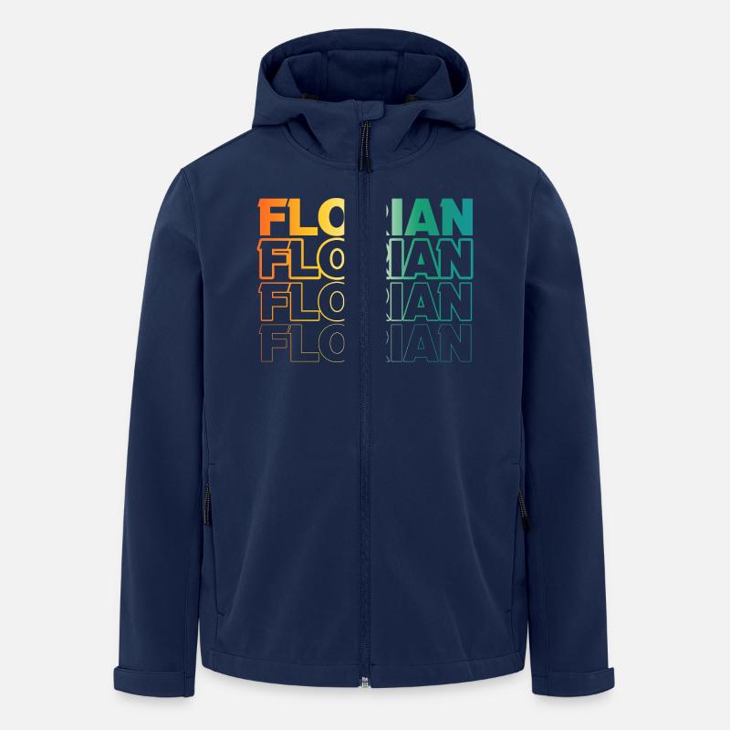 Florian - Men’s Recycled Softshell Jacket by Stanley/Stella - navy