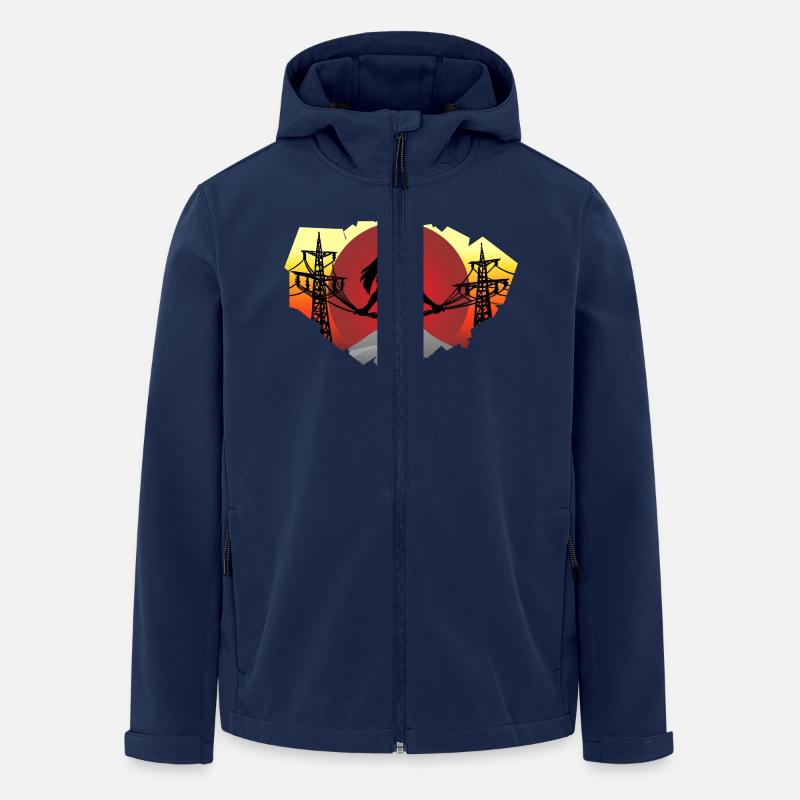 Cable Girl - Recycelte Männer Softshell-Jacke von Stanley/Stella - Navy