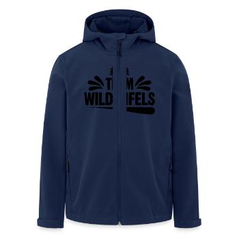 Team Wildenfels - Recycelte Männer Softshell-Jacke von Stanley/Stella - Navy - Vorne - AI Model Male 185 light (185cm)