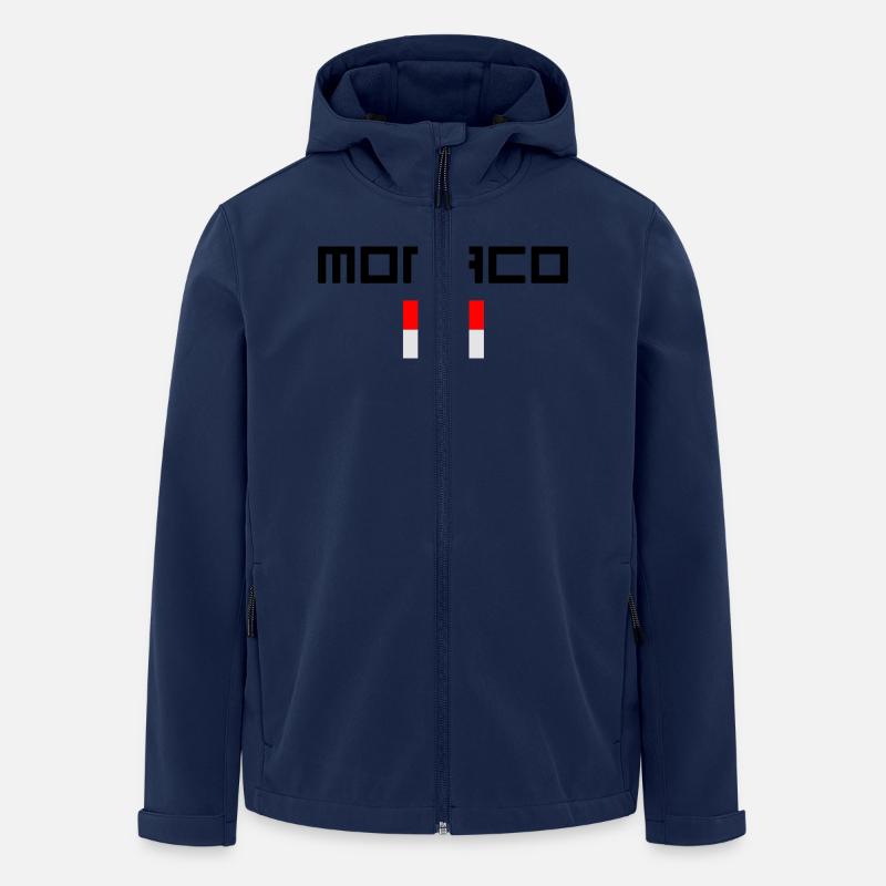 monaco - Recycelte Männer Softshell-Jacke von Stanley/Stella - Navy