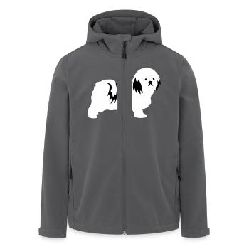 Bichon Havanais - Veste softshell homme en polyester recyclé Stanley/Stella - charbon - Devant - AI Model Male 185 light (185cm)