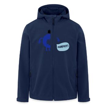 Hungry Monster - Men’s Recycled Softshell Jacket by Stanley/Stella - navy - Front - AI Model Male 185 light (185cm)