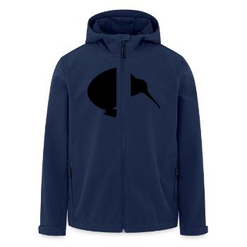 Kiwi - Men’s Recycled Softshell Jacket by Stanley/Stella - navy - Front - AI Model Male 185 light (185cm)