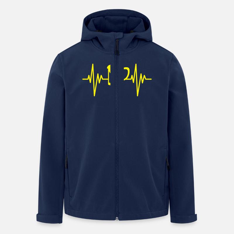 Bier Puls - Recycelte Männer Softshell-Jacke von Stanley/Stella - Navy