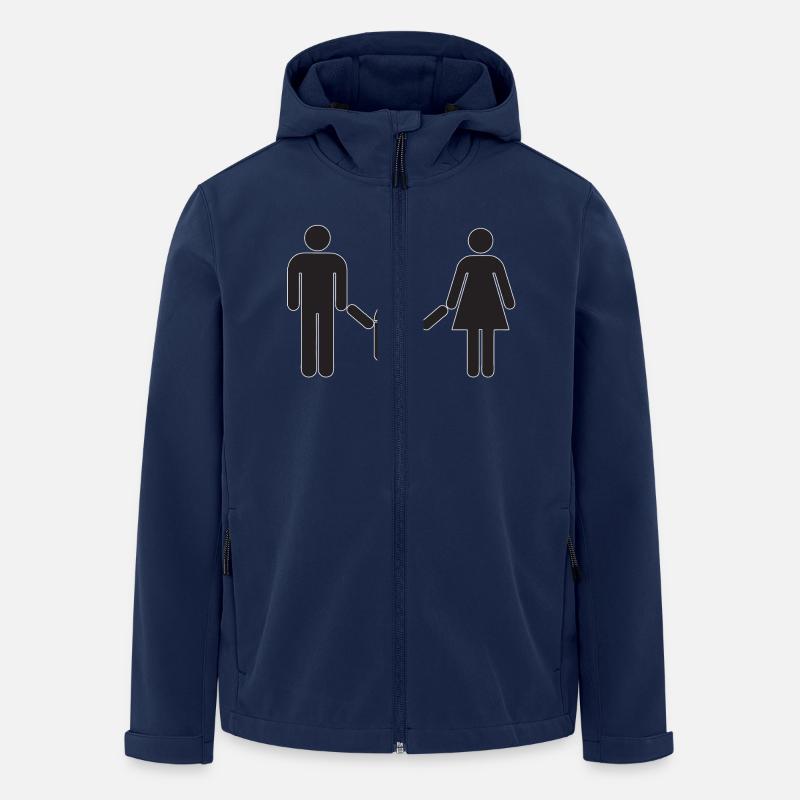 Android Baby - Recycelte Männer Softshell-Jacke von Stanley/Stella - Navy