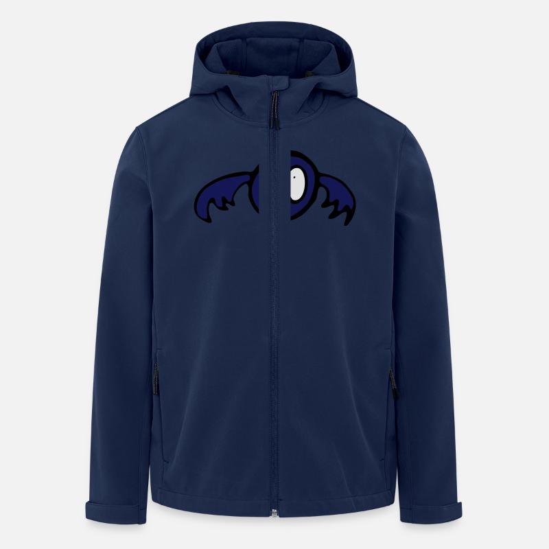 Batman - Recycelte Männer Softshell-Jacke von Stanley/Stella - Navy