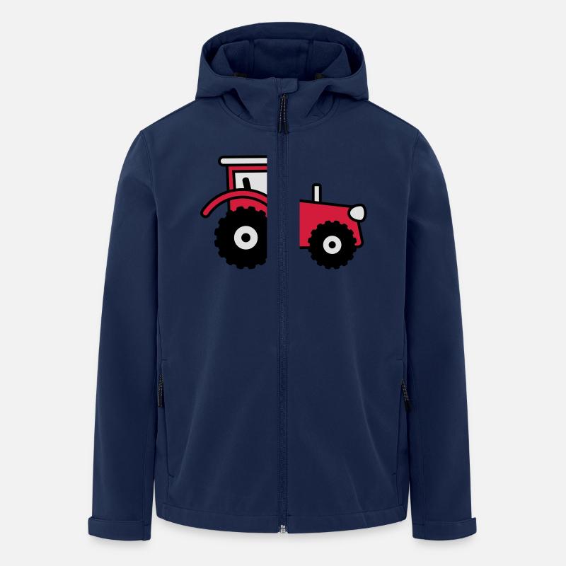 tractor - Recycelte Männer Softshell-Jacke von Stanley/Stella - Navy