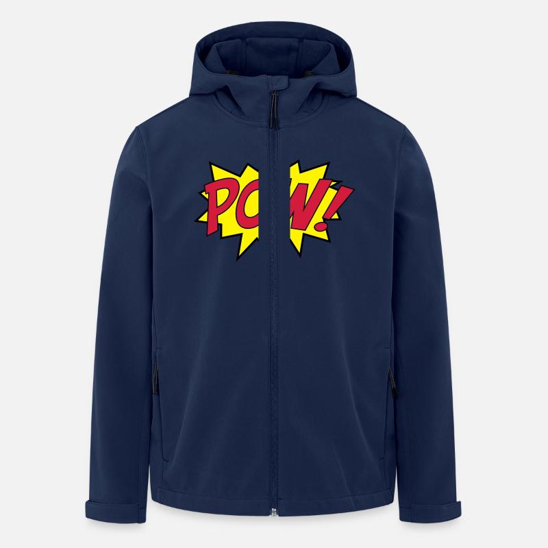 pow_punch - Recycelte Männer Softshell-Jacke von Stanley/Stella - Navy