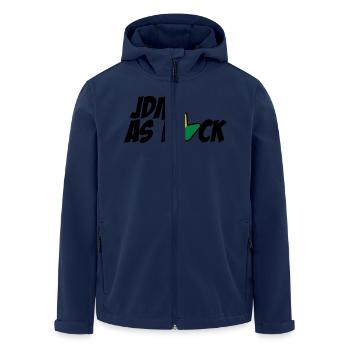 JDM as FUCK - Recycelte Männer Softshell-Jacke von Stanley/Stella - Navy - Vorne - AI Model Male 185 light (185cm)