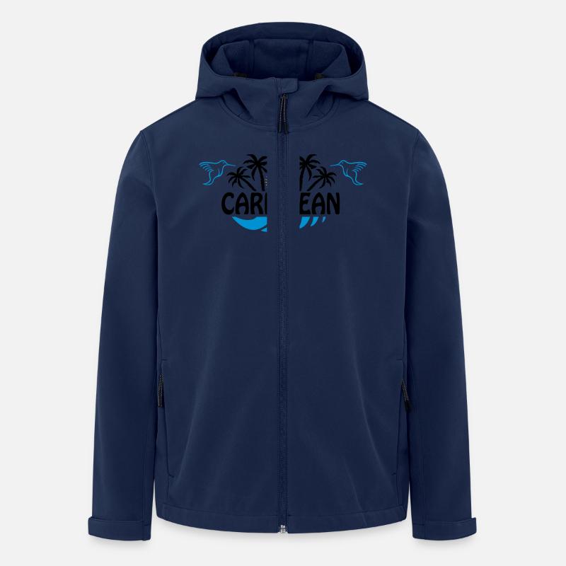 caribbean2 - Recycelte Männer Softshell-Jacke von Stanley/Stella - Navy