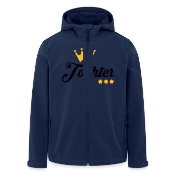 Fils / Fille / Petit-Fils / Petite-Fille - Veste softshell homme en polyester recyclé Stanley/Stella - marine - Devant - AI Model Male 185 light (185cm)