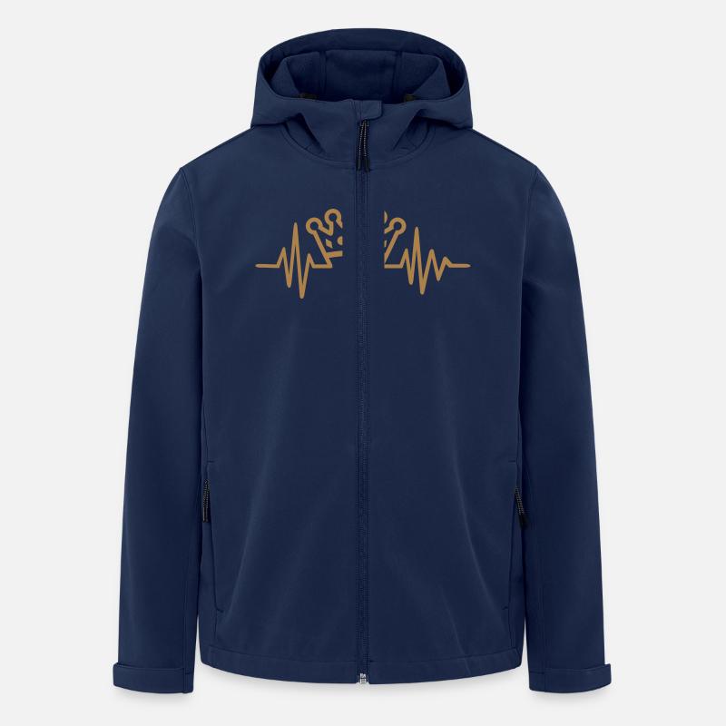 Crown - Men’s Recycled Softshell Jacket by Stanley/Stella - navy