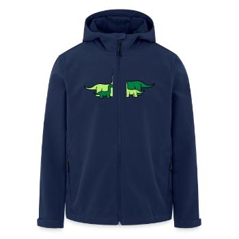 family siblings love in love couple couple 2 team - Men’s Recycled Softshell Jacket by Stanley/Stella - navy - Front - AI Model Male 185 light (185cm)