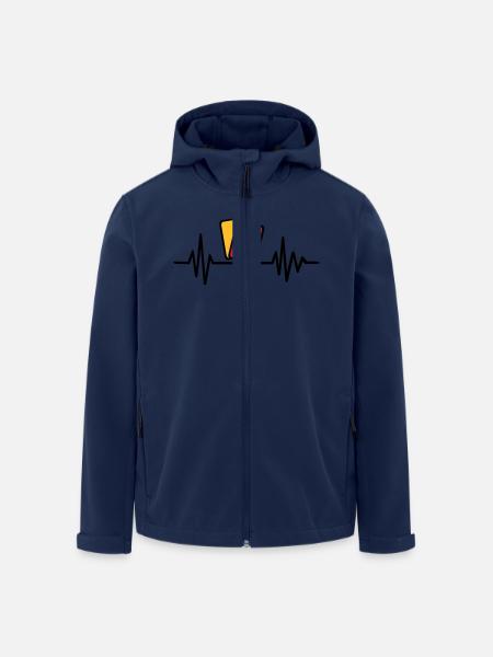 Referee - Men’s Recycled Softshell Jacket by Stanley/Stella - navy