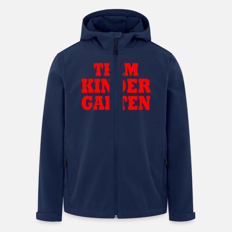 Team kindergarten - Recycelte Männer Softshell-Jacke von Stanley/Stella - Navy
